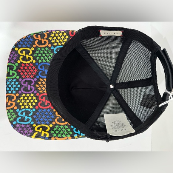 Gucci GG Psychedelic Cap Sz M 58 Cm NEW - Picture 6 of 10